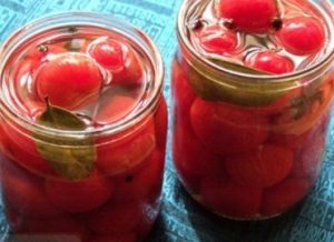 как мариновать помидоры с уксусом на зиму в литровых банках